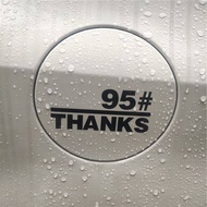 Thanks Car Stickers Fuel Tank Cap Stickers Car Fuel Tank Decoration Stickers Fuel No. Prompt Sticker