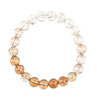 【正佳珠寶】托帕石 高品香檳漸變 8.4-8.8mm 香檳托帕石手珠