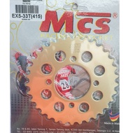 Sprocket SPOKET REAR Belakang 415 MCS GOLD For HONDA EX5 ex5