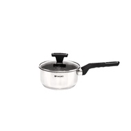 FUKURO YUGA 304 STAINLESS STEEL SAUCE PAN WITH LID 16CM