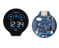 ESP32-S3 with 1.28inch Round LCD 240×240 Resolution ESP32 S3 Development Board with IPS Display, 32-