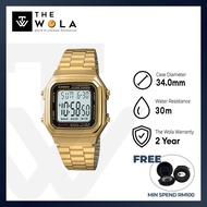 [100% Original Casio] Casio Watch For Men Jam Tangan Lelaki A178WGA-1A (casio watch for men / casio 