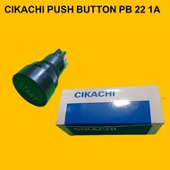 CIKACHI PUSH BUTTON PB 22 1A, 22MM, GREEN OR START, 10PCS/BOX