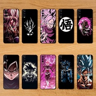 Soft black TPU color phone case for Vivo Y1S Y01 Y02 Y02S Y02T Y11 Y12S Y12 Y15 RB9 Black Goku Anti 