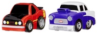 Crazy Fast Cars 2 Count (Pack of 1) Muscle Movers, Muscle Car Themed Pullback Toy Vehicles Goes up t