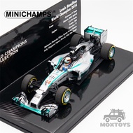 Minichamps 1:43 PETRONAS F1 TEAM W05 #44 LEWIS HAMILTON WORLD CHAMPION 2014 Diecast Model Car