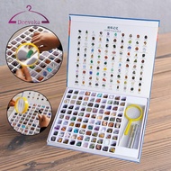 [deevoka] Kids Gemstone Crystal Kit ID Sheet Beginner Starter Kits Geology GEM Kit