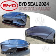 BYD SEAL 2024 CYRIX STYLE FULLSET SKIRTING (FRONT SKIRT ,SIDE SKIRT, REAR SKIRT)-MATERIAL ABS BODYKI