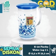 TERMOS BEZTON Lion Star K-20 Fiorita Water Jug 2 Liter Pitcher Drinking Water Kettle Kettle Thermos 