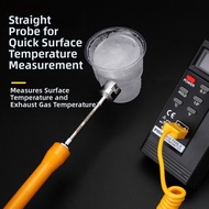 LONFEMY Teflon Long Wire Temperature Test, 0.5/1/2/3/5/10M TM-902C K-type TP-01 Thermo Sensor Probe,