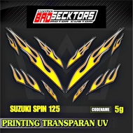 Decal Sticker Striping Variations Transparent Uv Suzuki Spin Api Spin 125 R Spin 125 NR Suzuki Step 