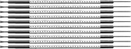 Brady SCN05-6 0.053" - 0.073" Wire Diameter, Nylon, Black on White Clip Sleeve Wire Marker, Legend "