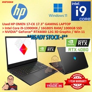 #HP308 USED HP OMEN 17 Gaming Laptop intel i9-13900HX 16GBD5 1TB SSD NVIDIA RTX4080 RTX 4080 12G 240