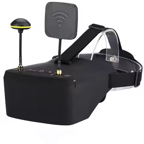 EV800D 5.8G 40CH 5 Inch 800*480 Video Headset HD DVR Diversity FPV Goggles With Battery For RC Model