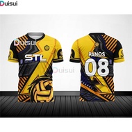 New Design FULL SUBLIMATION Sepak takraw Club STL SEPAK TAKRAW JERSEY Unisex 3D printed Tshirt