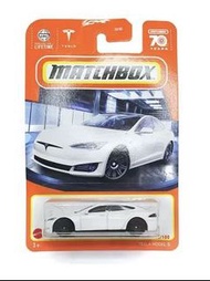 Matchbox Tesla Model S 特斯拉 房車 模型 車仔 玩具 白色 美國 禮物 聖誕 新年 生日