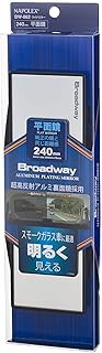 Napolex BW-862 Broadway Aluminum Plating Mirror, Car Rearview Mirror, Flat Mirror, Ultra High Reflec