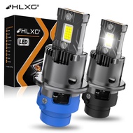 HLXG D2S D4S D2R D4R Led Car Headlight Canbus HID Led Xenon Bulb 1:1 Turbo D1R Led Car Lamp Auto Lig
