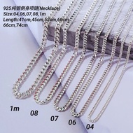 925纯银侧身项链(Necklace silver 925 )Rantai leher perak 925