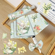 铃兰小兔全自动雨伞女折叠晴两雨用抗风结实遮阳伞防紫外线太阳伞Lilies of the valley bunny full-automatic umbrella women's folding sun