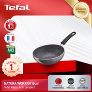 TEFAL NATURA WOKPAN 16CM WAJAN PENGGORENGAN ANTI LENGKET