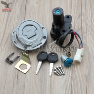 Motorcycle Ignition Switch Lock Fuel Gas Cap Key Set For Yamaha MT03 06-12 YZF R6 R1 XJ6 FJ09 FZ09 F