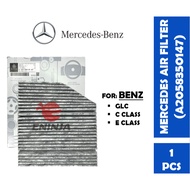 MERCEDES-BENZ Aircond Cabin Filter For C Class W205/ E Class W213/ C238/ Glc X253 (A2058350147) merc