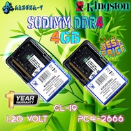 Ram Sodim Ddr4 4Gb PC4-2666 Kingston / Ram Laptop Ddr4 8Gb