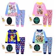 [SG SELLER] Cuddle Me kids Glow in the Dark Pyjamas sleepwear children girls boys