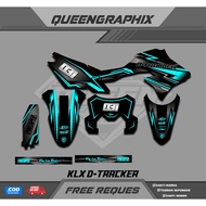 DECAL KLX D-TRACKER GTX KLX D-TRACKER CAN CUSTOMIZE NAME, NONOR, SPONSOR, COLOR (2)
