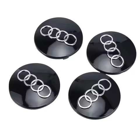 Hub Caps 4x 68mm 69mm Auto Wheel Caps Center Hub Cover Emblem Fit For Audi A1 A3 A4 A5 A6 A7 A8 Q7 S