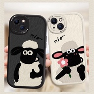 IPhone 13 11 17 Case For 17 Air 16 15 11 13 12 14 Pro Max XR X XS Cartoon Sheep PFK256A