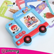 Pinkfong Bebefinn Flash Card เครื่องอ่านแฟรชการ์ด คำศัพท์ภาษาอังกฤษ การ์ดเพลงและคำศัพท์ ของเล่นเสริม