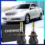 สำหรับNissan Sylphy (G11)ปี 2009-2014 (ไฟหน้า) - ด้านหน้าหลอดไฟLED Low Beam 6000K 12V-32V Bright Whi