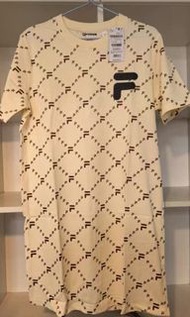 全新Fila One piece Fila dress Fila 連衣裙 FUSION Fila FILA FILA FUSION滿印連衣裙