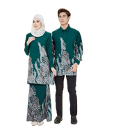 KEMEJA PURE VILLAGE BATIK Batik Sedondon Kurung Alana Cutting A & Shirt Dm Slim Fit Crepe XS- 5Xl H7