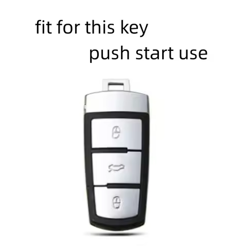 Carbon Fiber Remote Car Key Case Cover For Volkswagen VW Passat CC B6 B7 B7L CC R36 Maogotan B5 Pass
