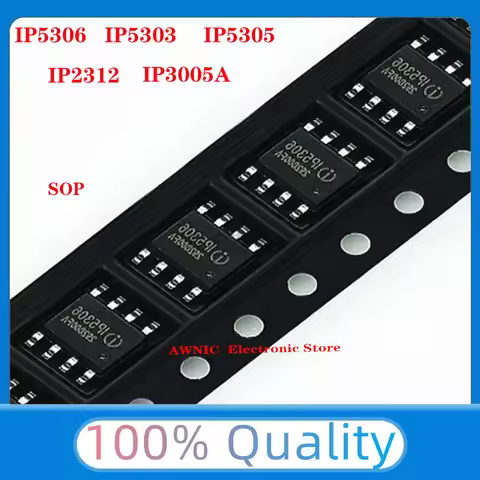 10PCS/LOT NEW 100% Original IP5306 IP5303 IP5305 IP2312 IP3005A IP6505 IP6505T SMD SOP8