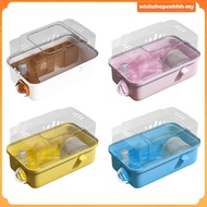 [WishshopeehhhMY] Hamster Cage Clear Breathable Small Animal Cage for Bunny Rats Guinea Pigs