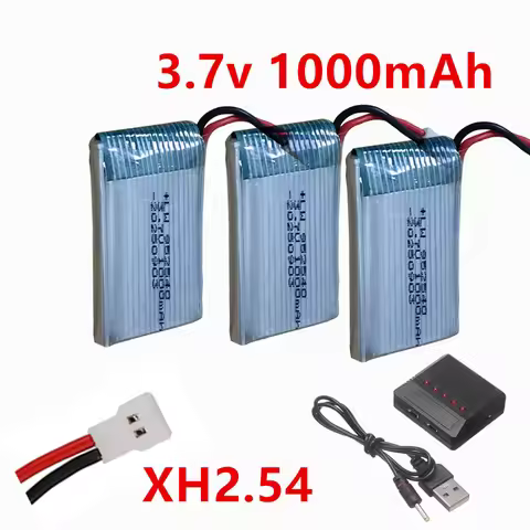 5IN1 Charger 952540 3.7V 1000mAh Lithium Polymer Batteries For Syma X5 X5C X5SC X5SW TK M68 RC Drone