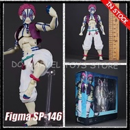 Tersedia Figma SP-146 Demon Slayer Akaza Twelve Kizuki Upper Moon Three Akaza Action Figure Anime Ac