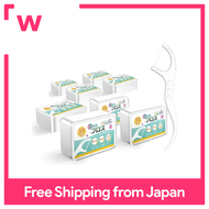 Dual thread floss dental floss, thin, strong, hard to break, easy to insert, interdental floss, port