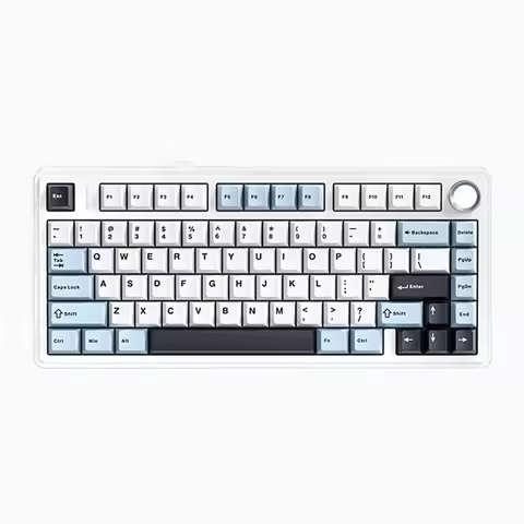 AULA F75 Keyboard AULA F75 2.4G Wireless/Bluetooth/Wired Gaming Mechanical Keyboard RGB Customized 7