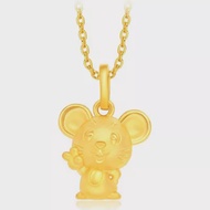 CHOW TAI FOOK Chow Tai Fook 999 Pure Gold Year of Rat Pendant - Loveable Rat R23583