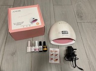 AMOR gel甲機+3枝指甲油（已售）+top and base coat（已售）