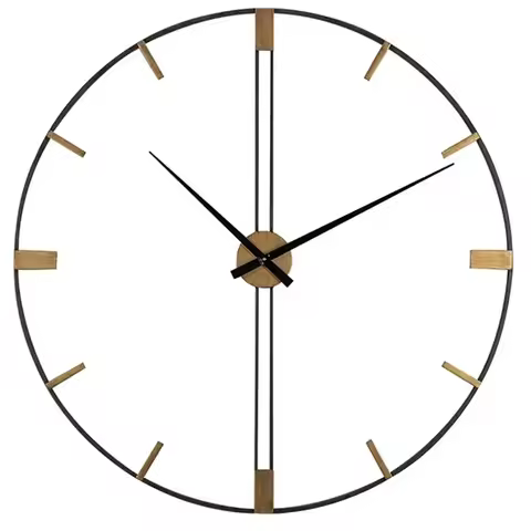 Luxury Creative Wall Clock Modern Design Metal Nordic Silent Wall Watch Large Clocks Orologio Da Par
