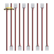 50Pcs LED Tape Connector 2Pin LED Strip Accessories Connectors for 2835 3528 5050 5730 5630 SMD LED 