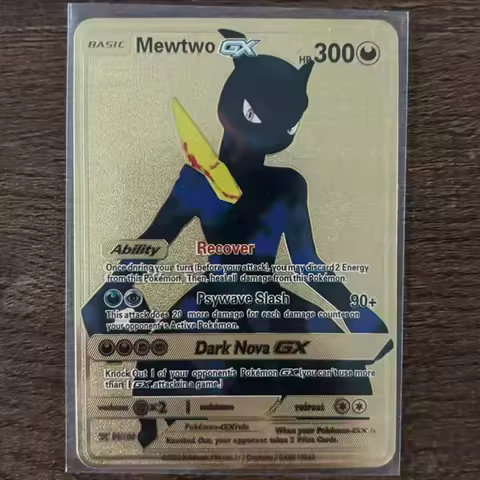 New Ash's Greninja Charizard Snorlax Giratina Metal English Card Arceus Golden Limited Kids Gift Gam