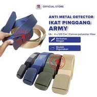 Ikat Pinggang Army Plastik Anti Metal Detector