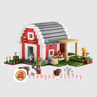 LG TOY assembled model with RED BARN theme Pet Farm (LG 21187) - Genuine